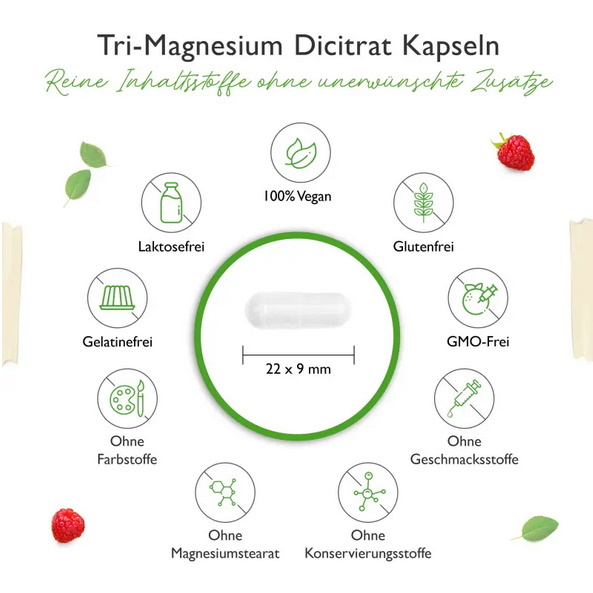 Tri-Magnesiumdicitrat - 365 Kapseln